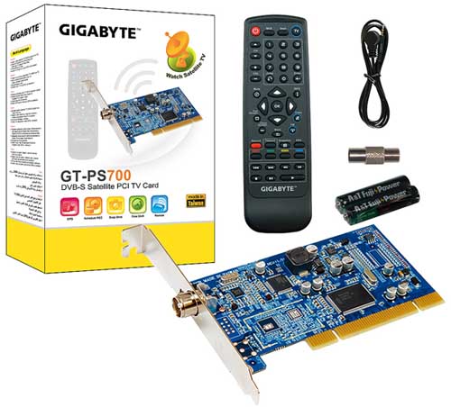 כ.טלביזיה +שלט GIGABYTE GT-PS700