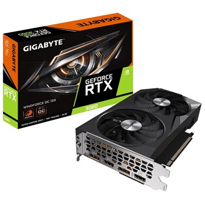 GIGABYTE GV-N3060WF2OC-12GD 2.0 Geforce RTX 3060 12GB / DisplayPort / HDMI, PCI-E
