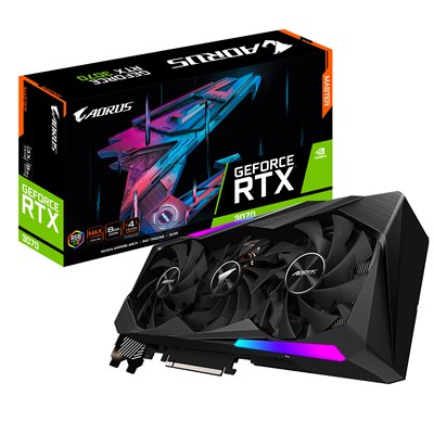 GIGABYTE GV-N3070AORUS M-8GD 2.0 Geforce RTX 3070 8GB / DisplayPort / HDMI, PCI-E