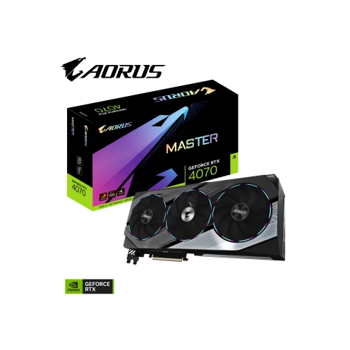 GIGABYTE GV-N4070AORUS M-12GD nVIDIA Geforce 4070 AORUS M 12GB GDDR6X Triple Fan 3DP+HDMI