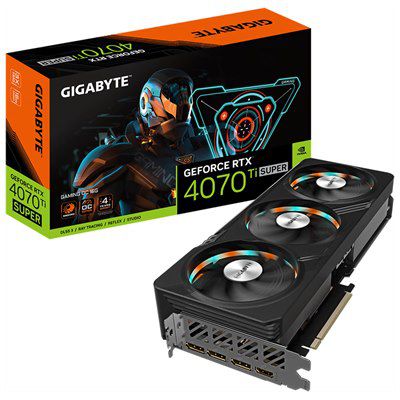 GIGABYTE GV-N407TSGAMING OC-16GD nVIDIA Geforce 4070 TI SUPER 12GB GDDR6X OC Triple Fan 3DP+HDMI