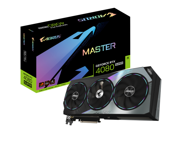 GIGABYTE GV-N408SAORUS M-16GD nVIDIA Geforce 4080 SUPER 16GB GDDR6X AORUS MASTER Triple Fan 3DP+HDMI