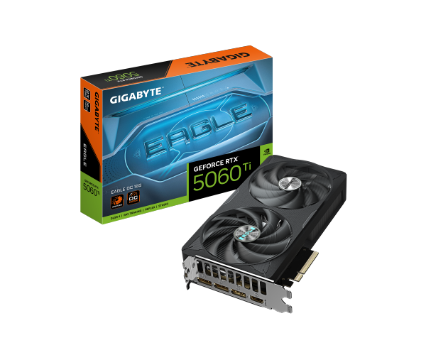 GIGABYTE GV-N506TEAGLE OC-16GD nVIDIA Geforce 5060 TI EAGLE OC 16GB GDDR7 Dual Fan 3DP+HDMI