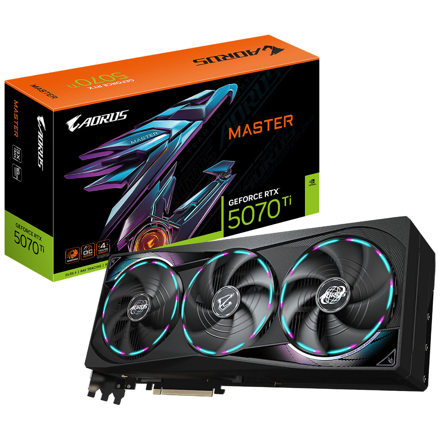 GIGABYTE GV-N507TAORUS M-16GD nVIDIA Geforce 5070 TI 16GB GDDR7 OC Triple Fan 3DP+HDMI