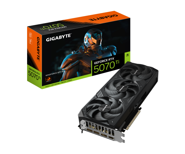 GIGABYTE GV-N507TWF3-16GD nVIDIA Geforce 5070 TI 16GB GDDR7 Triple Fan 3DP+HDMI