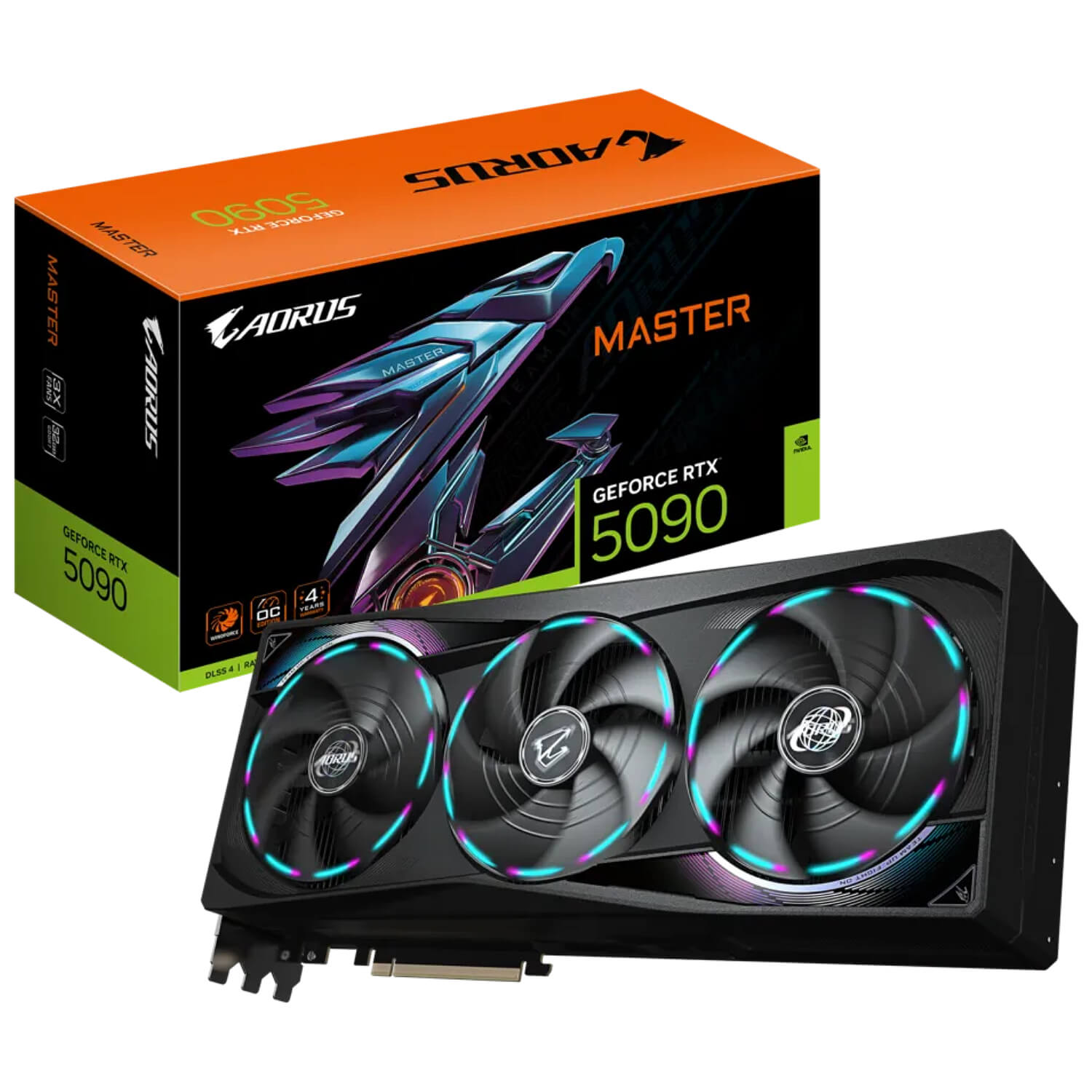 GIGABYTE AORUS GeForce RTX™ 5090 MASTER 32G GDDR7 3DP+HDMI