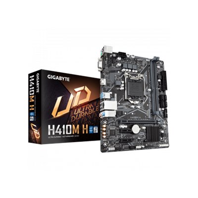 GIGABYTE H410M H ,2DualDDR4 2133/2400/2666 ,8CH ,1GB ,HDMI S1200
