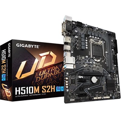 GIGABYTE H510M S2H V2 ,2DualDDR4 2133/2400/2666/2800/2933 ,8CH ,1GB ,HDMI S1200