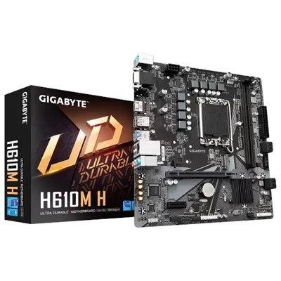 GIGABYTE H610M H DDR5 ,2DualDDR5 4400/4800/5200/5600 ,8CH ,1GB ,HDMI S1700