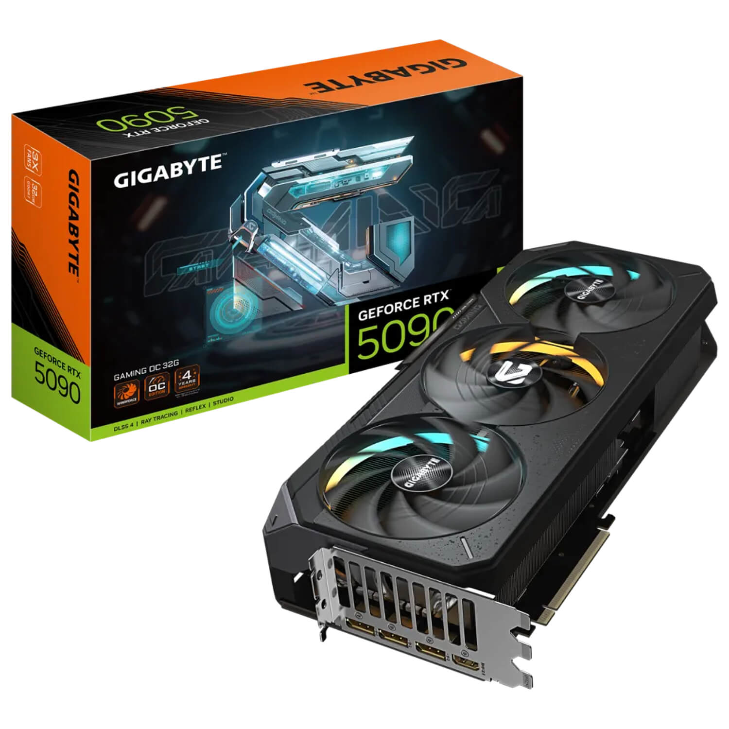 GIGABYTE GeForce RTX 5090 GAMING OC Triple Fan 32GB GDDR7 3DP+HDMI