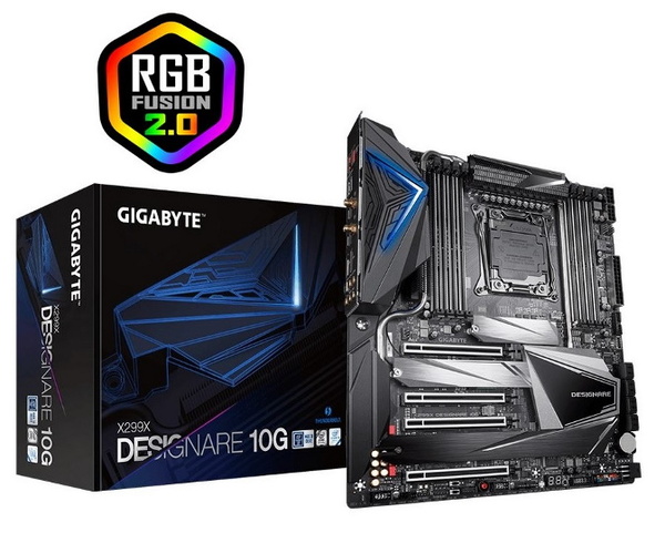 GIGABYTE X299X DESIGNARE 10G LGA2066 ,X299 Lan1000/DDR4 2400 / 2666 ,USB3,SATA3