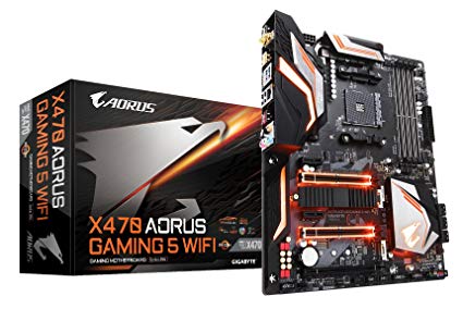GIGABYTE X470 AORUS GAMING 5 WIFI , AM4,PCI-E, DualDDR4 2133/2400/2667/2933 +LAN1000 HDMI