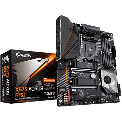 GIGABYTE X570 AORUS PRO , AM4,PCI-E, DualDDR4 2400/2667/2933/3200 +LAN1000 HDMI