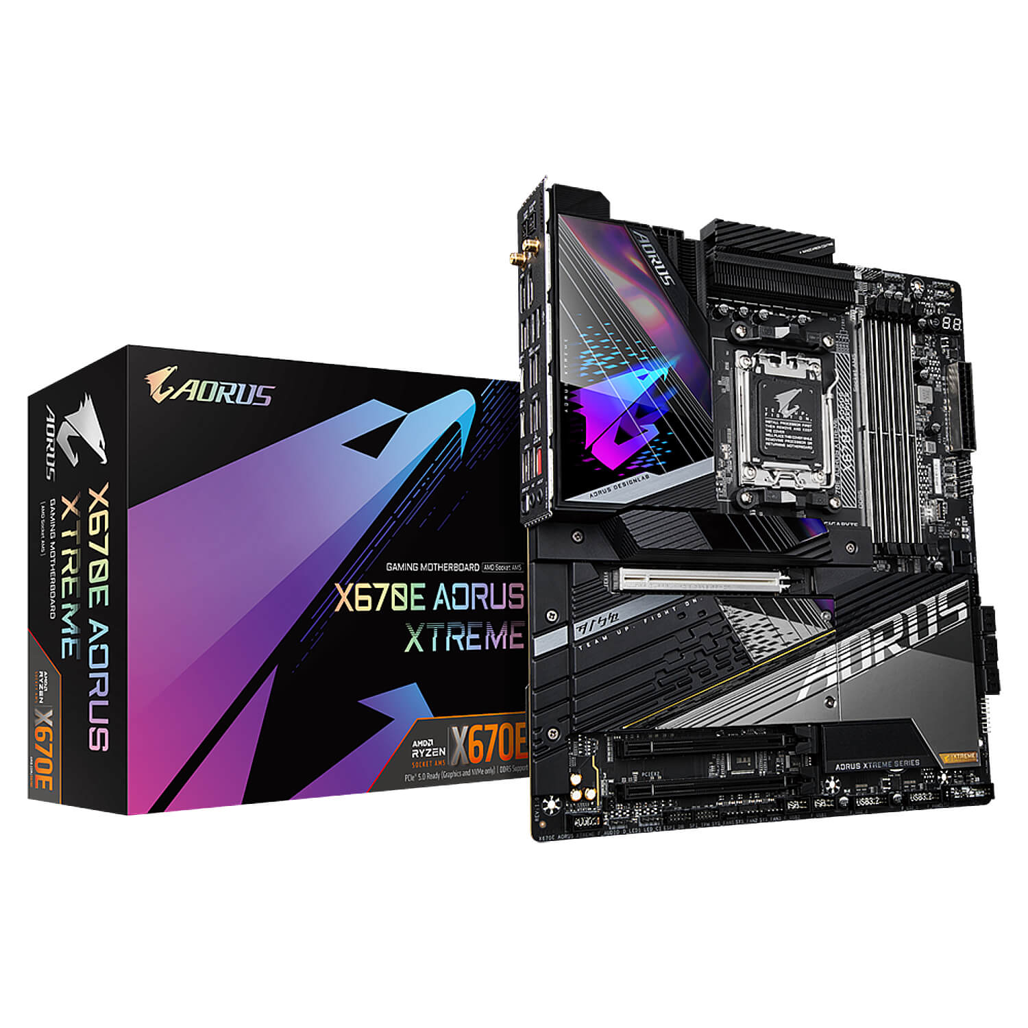 GIGABYTE X670E AORUS XTREME , AM5,PCI-E, DualDDR5 4400/4800/5200 +LAN2.5G HDMI