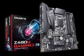 GIGABYTE Z490M GAMING X , Core™ i3/i5/i7/i9,DualDDR4 2133/2400/2666/2800/2933 ,2XPCI-E,1GB S1200