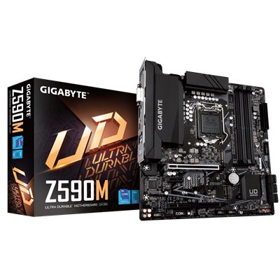 GIGABYTE Z590M , Core™ i3/i5/i7/i9,DualDDR4 2133/2400/2666/2800/2933/3000/3200 ,2XPCI-E,1GB S1200