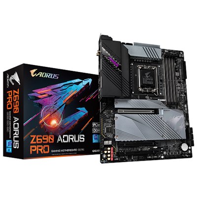 GIGABYTE Z690M AORUS PRO DDR5 , Core™ i3/i5/i7/i9, 4DualDDR5 4000/4800MHZ ,2XPCI-E, 2.5GB LGA1700
