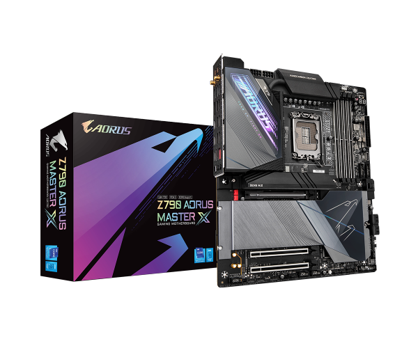 GIGABYTE Z790 AORUS MASTER X 10Gbe Lan WIFI7 , Core™ i3/i5/i7/i9, 4DualDDR5 4800MHZ ,2XPCI-E, 2.5GB LGA1700