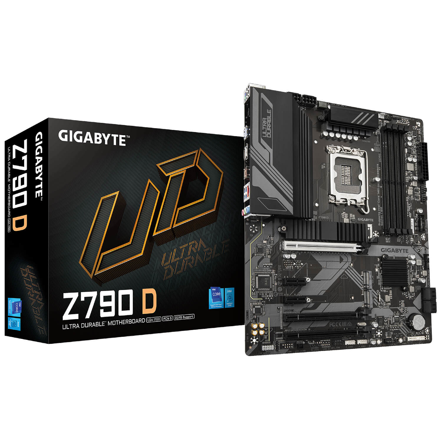 GIGABYTE Z790 D , Core™ i3/i5/i7/i9, 4DualDDR5 4800MHZ ,2XPCI-E, 2.5GB LGA1700