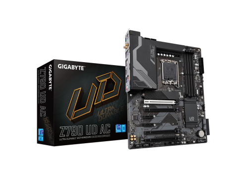 GIGABYTE Z790 UD AC , Core™ i3/i5/i7/i9, 4DualDDR5 4800MHZ ,2XPCI-E, 2.5GB LGA1700