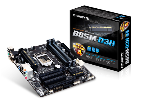 GIGABYTE GA-B85M-D3H ,DualDDR3 1333/1600,8CH ,1GB ,HDMI