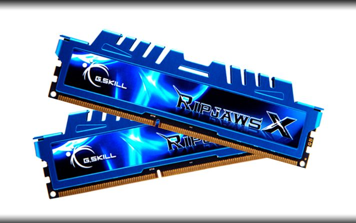 G.Skill RipJaw F3-12800CL7D-8GBXM DDR3 1600MHZ 8192MB KIT (4096MB X2) 7-8-8-24-2N