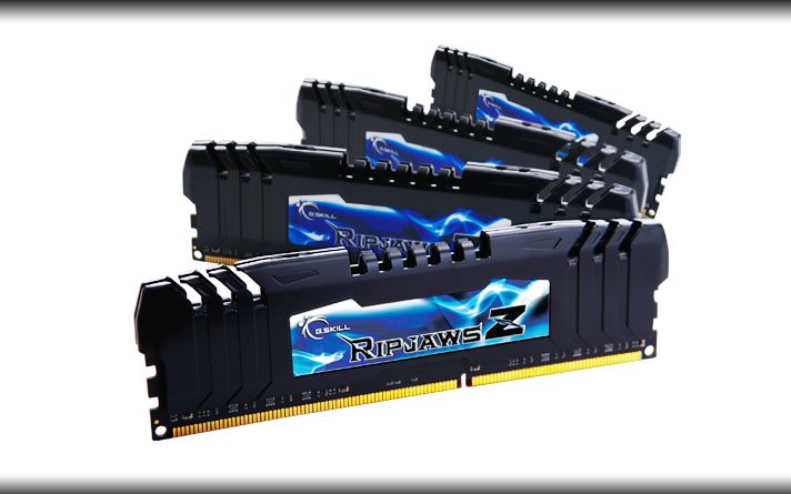 G.Skill RipjawsZ Edition+Turbulence II DDR3 2400MHZ 16384MB KIT (4096MB X4) Gold 11-11-11-31