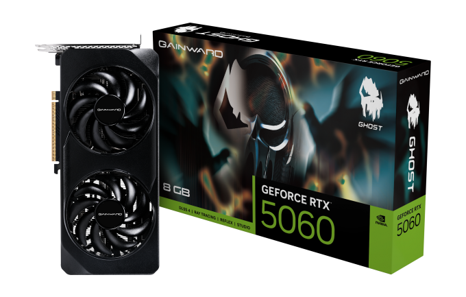 Gainward nVIDIA Geforce 5060 8GB Ghost Dual Fan DLSS 4 3DP+HDMI