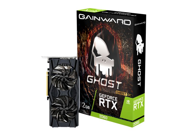 0Gainward nVIDIA Geforce RTX™ 2060 Ghost 12GB GDDR6 + TV OUT- HDMI/ DVI / DP , WIN7/10/11 Ready PCI-E