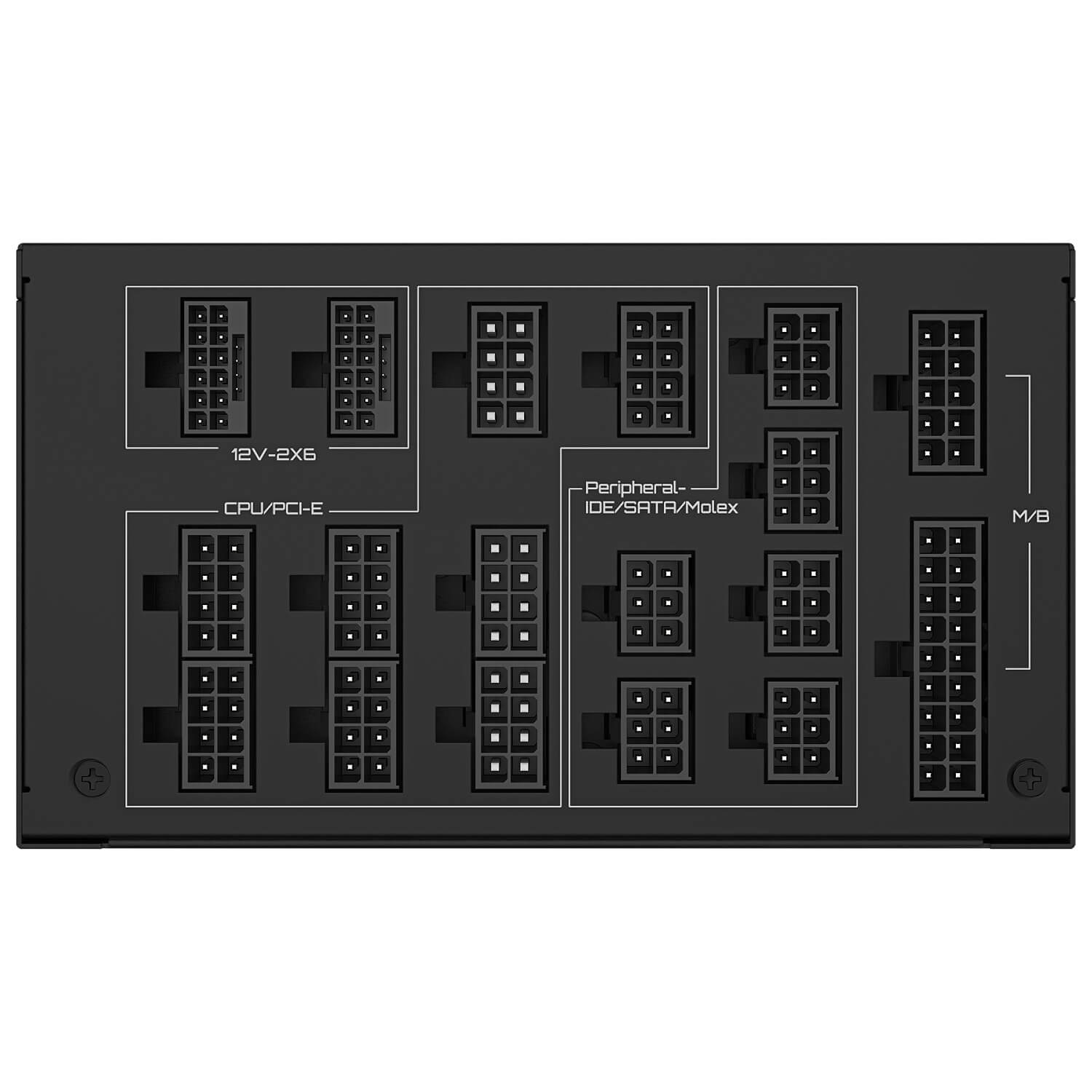 ספק כוח Gigabyte™ Power Supply UD1600PM PG5 AI TOP 1600W PCIe 5.0 80+ Platinum Modular ACTIVE PFC ,SATA