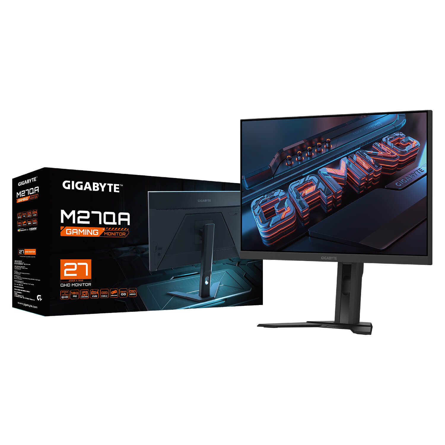 M27QA Gaming Monitor "27 LED 1MS 1:80000000 180Hz