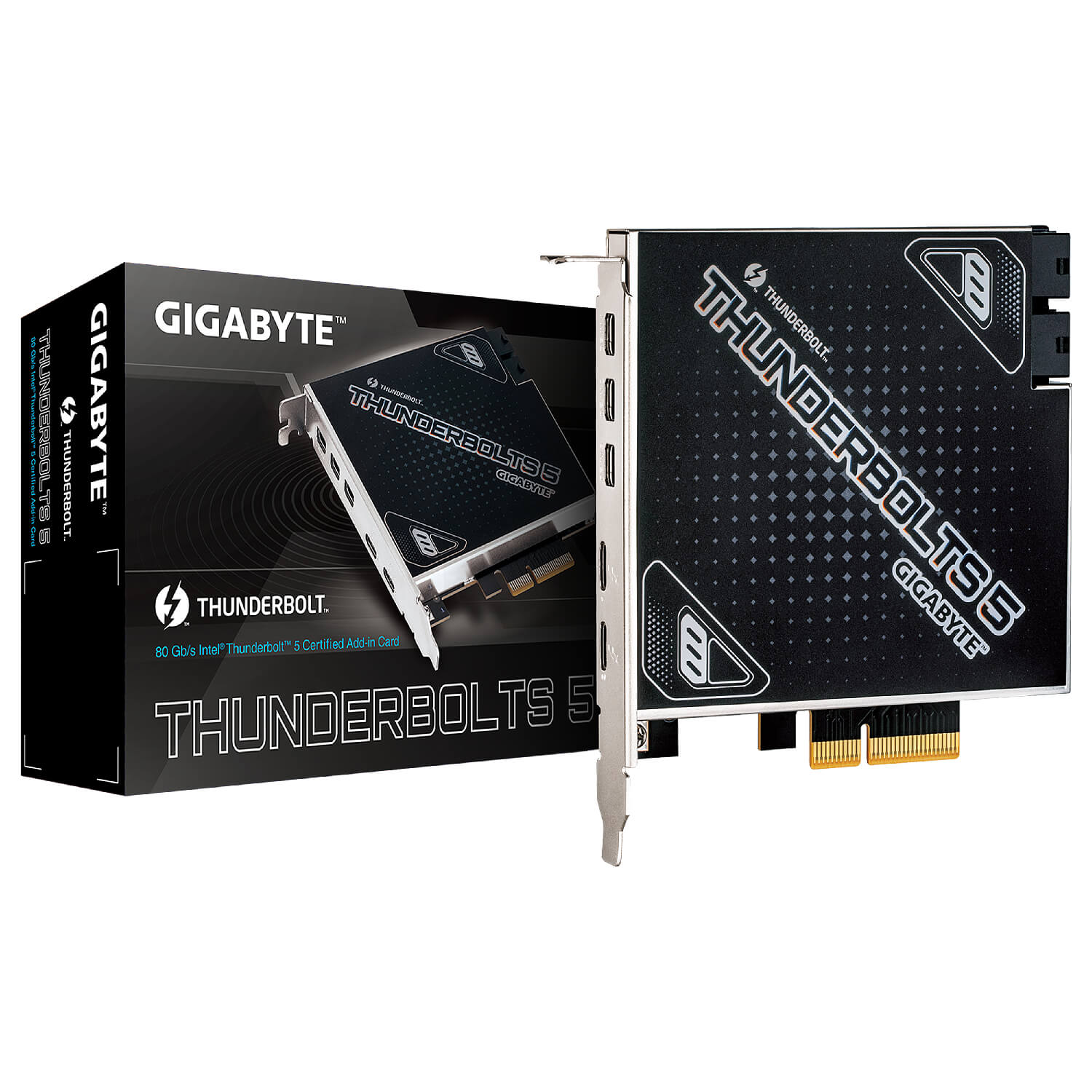 כרטיס הרחבה ללוחות Gigabyte נתמכים Gigabyte Thunderbolt 5