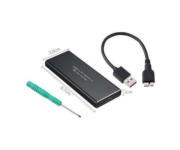 מארז חיצוני Gold Touch usb3 to M2 SATA Black