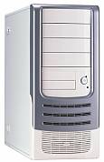 HEC Compucase 6A21 Silver ,Tool-free, no PSU,2x120mm Fan, USB2.0, Audio & speaker
