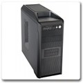 HEC Compucase 6BRD Black ,Tool-free, no PSU,2x120mm Fan, USB2.0, Audio & speaker