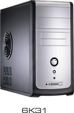 HEC Compucase 6K31 Silver ,Tool-free, 300W PSU,80/90mm Fan, USB2.0, Audio & speaker