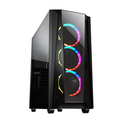 HEC COUGAR MX660-T RGB ,Tool-free, NO PSU ,3x12cm ARGB , 3USB2/3.0/TYPE C, Audio & speaker