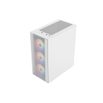 HERO ONE White ,Tool-free, NO PSU ,3x12cm ARGB Fan +12cm Fan, 3USB2/3.0, Audio & speaker