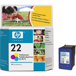 דיו צבעוני מקורי למדפסת HP דגם 22