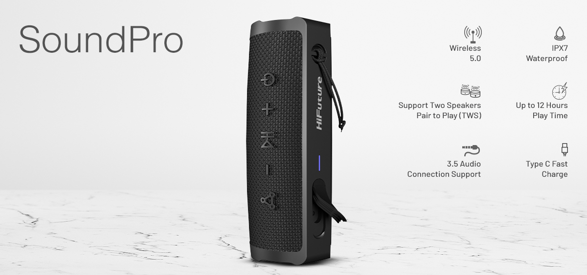 רמקול אלחוטי HiFuture SoundPro ,Bluetooth speaker