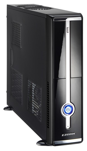 JSP-TECH R-120D HTPC EZCool NO PSU, Tools Free Kits, Front panel Filter,Audio,Black