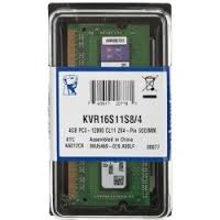 זכרון למחשב נייד KINGSTON SODIMM DDR3 1600MHZ 4096MB CL11