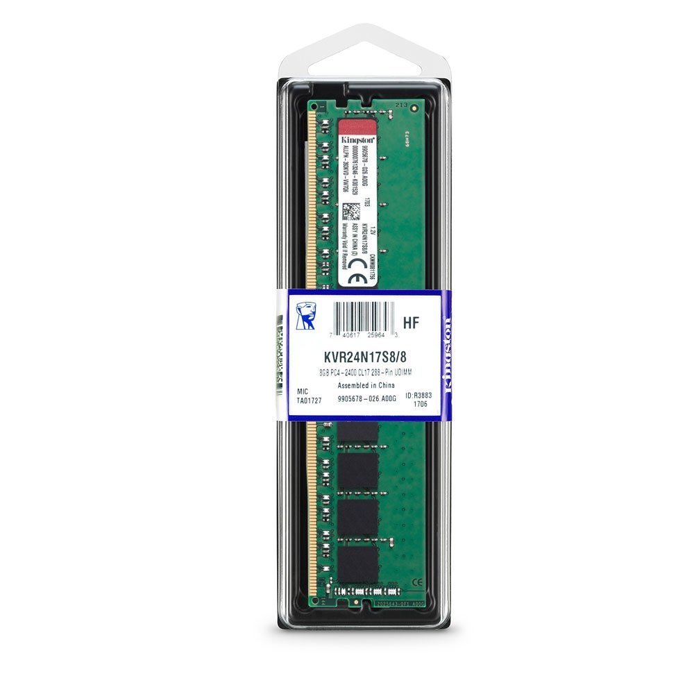 KINGSTON DDR4 8GB 2400MHz DDR4 Non-ECC CL17 DIMM SR x8 PC19200