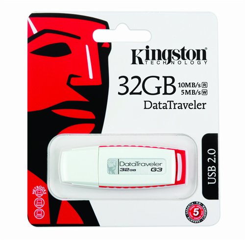 דיסק נייד ‏Kingston DataTraveler G3 32GB