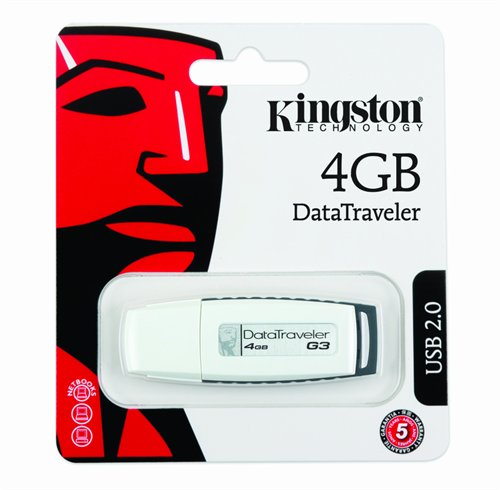 דיסק נייד ‏Kingston DataTraveler G3 4GB