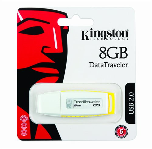 דיסק נייד ‏Kingston DataTraveler G3 8GB