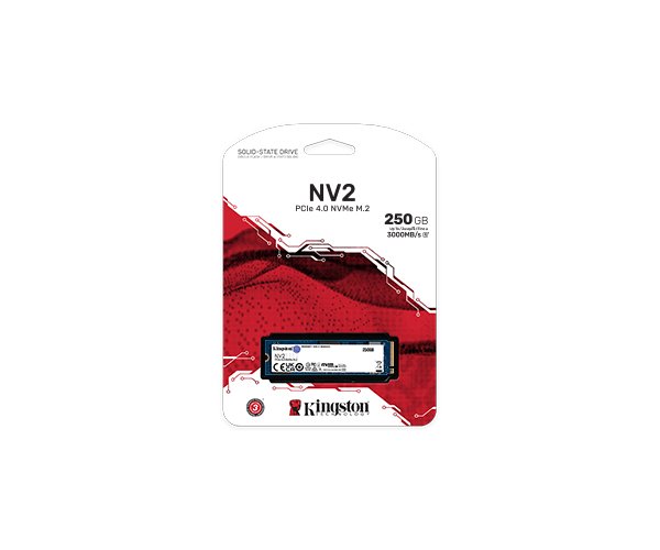 דיסק קשיח Kingston® 250GB SSD NV2 M.2 2280 NVMe