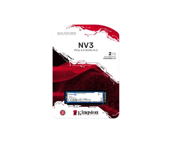 דיסק קשיח Kingston® 2000GB SSD NV3 M.2 2280 NVMe