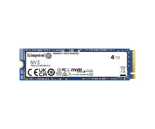 דיסק קשיח Kingston® 4000GB SSD NV3 M.2 2280 NVMe
