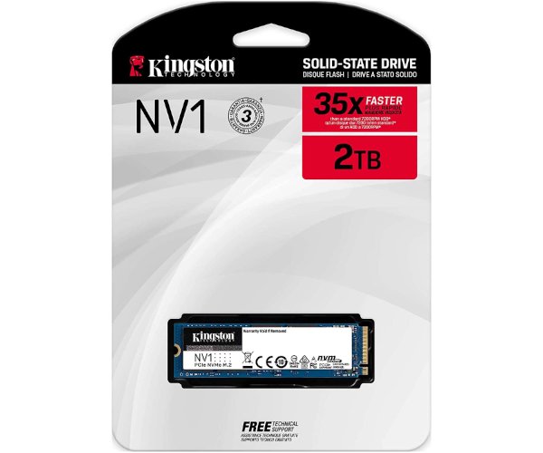 דיסק קשיח Kingston® 2000GB SSD NV1 M.2 2280 NVMe